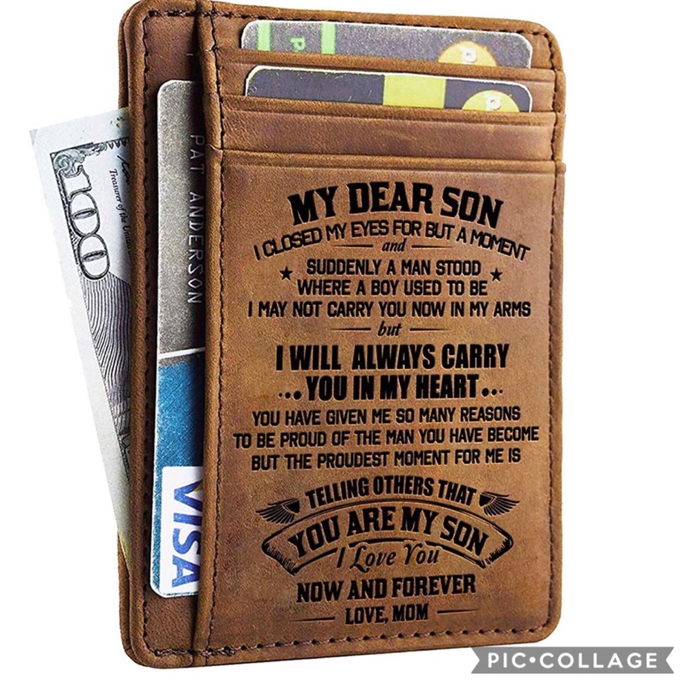 🥂Wallet From Mom To Son🥂